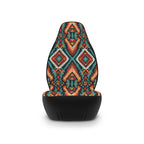 Dark aztec diamond car seat covers, product view 4
