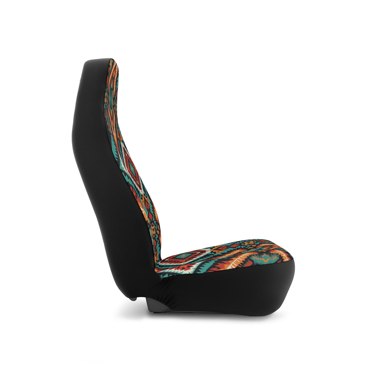 Dark aztec diamond car seat covers, product view 6