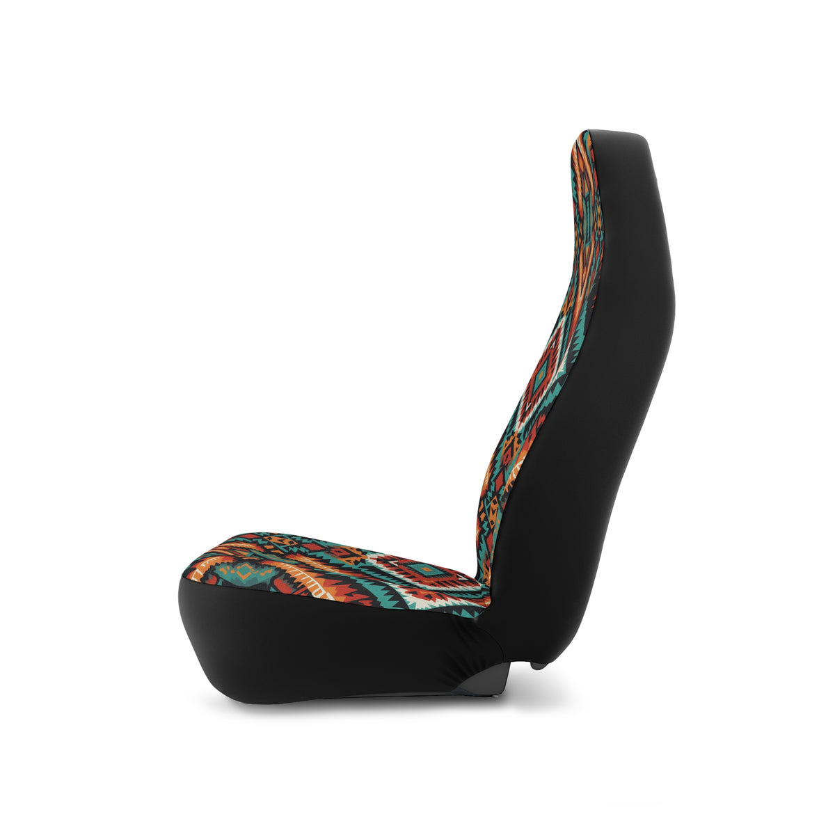 Dark aztec diamond car seat covers, product view 7