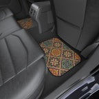 Dark boho floral car mats, product view 11