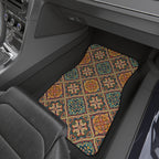Dark boho floral car mats, product view 9