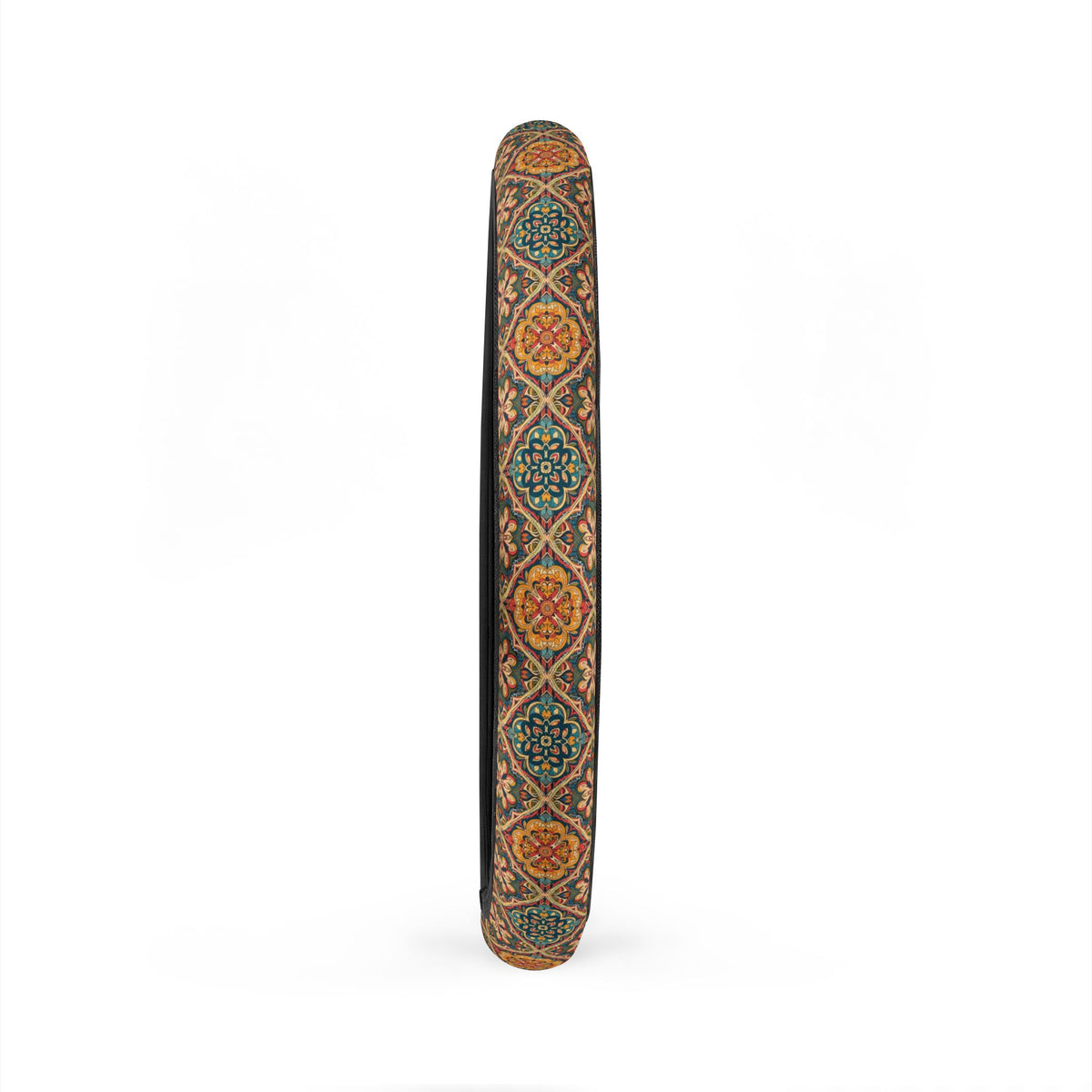 Dark boho floral steering wheel cover, product view 6