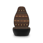 Dark brown desert boho car seat covers, product view 4