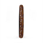 Floral gothic skull steering wheel cover, product view 6