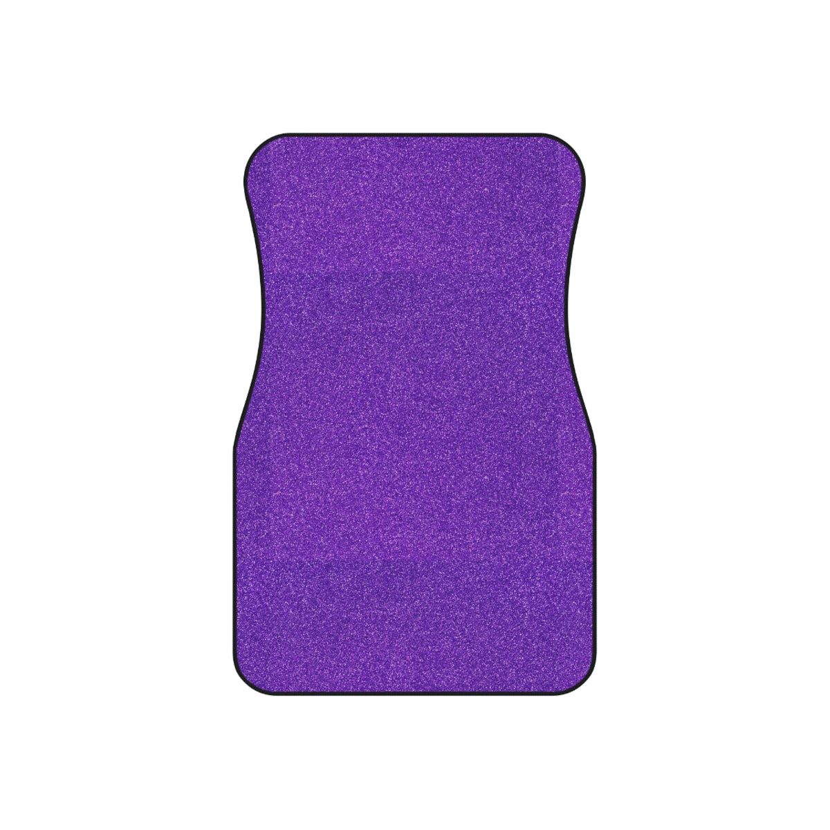 Gold rainbow glitter car mats, set of four, front and rear mats