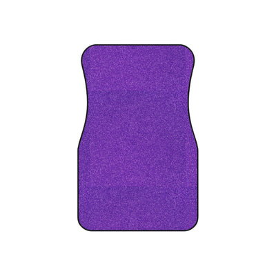 Gold rainbow glitter car mats, set of four, front and rear mats