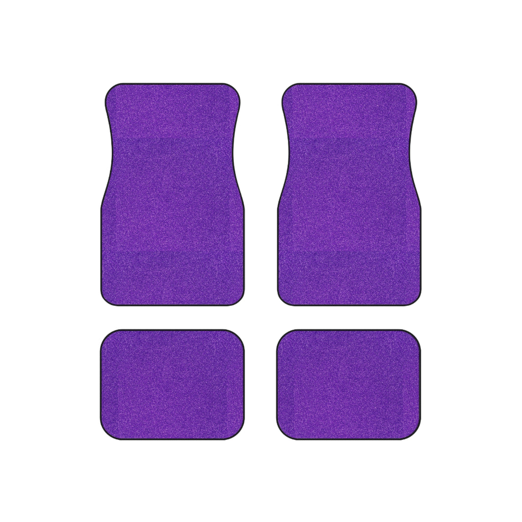 Gold rainbow glitter car mats, product view 6