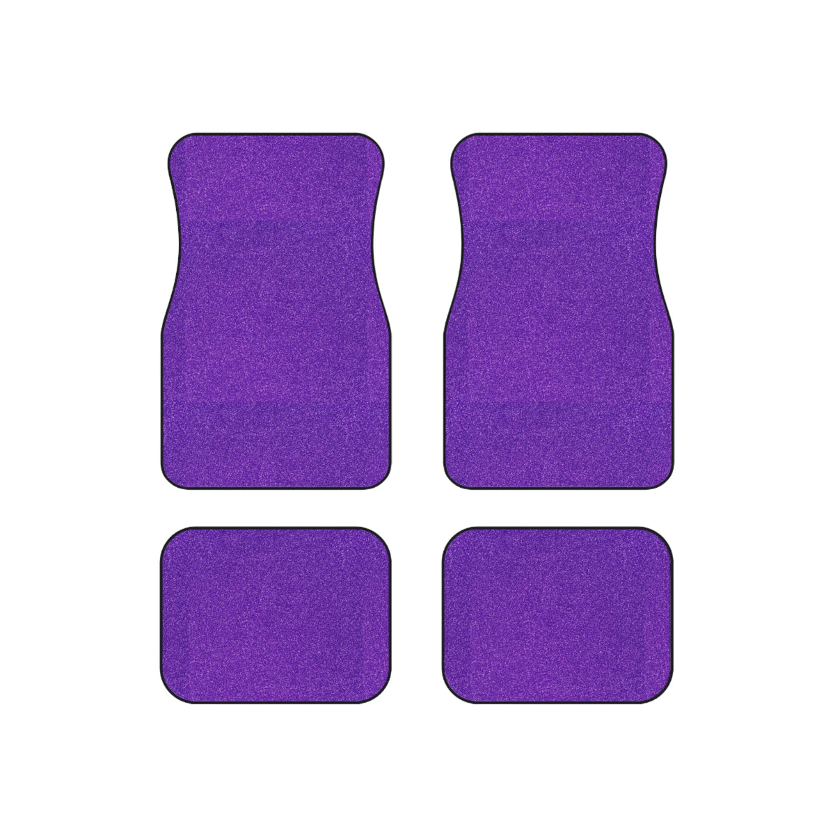 Gold rainbow glitter car mats, product view 6