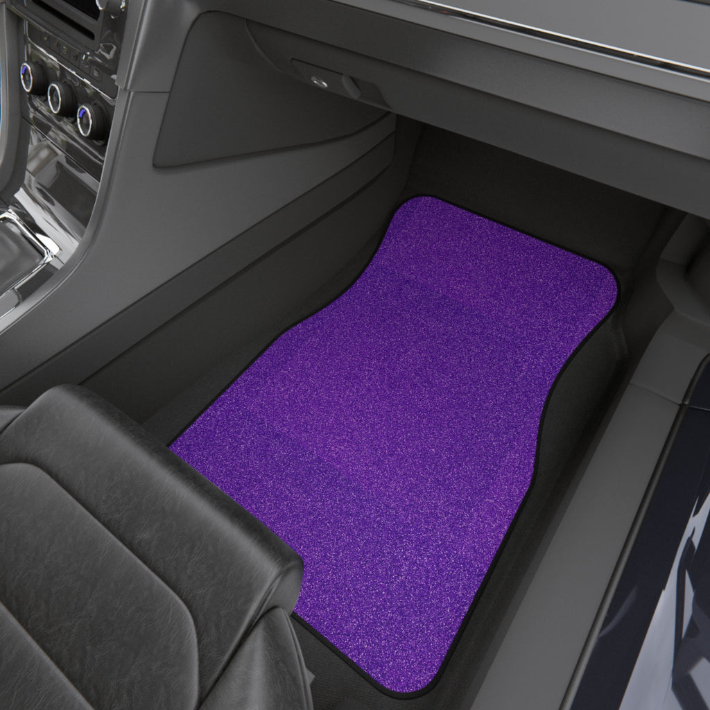 Gold rainbow glitter car mats, product view 9