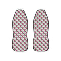 Gothic skull roses car seat covers, set of two front seat covers