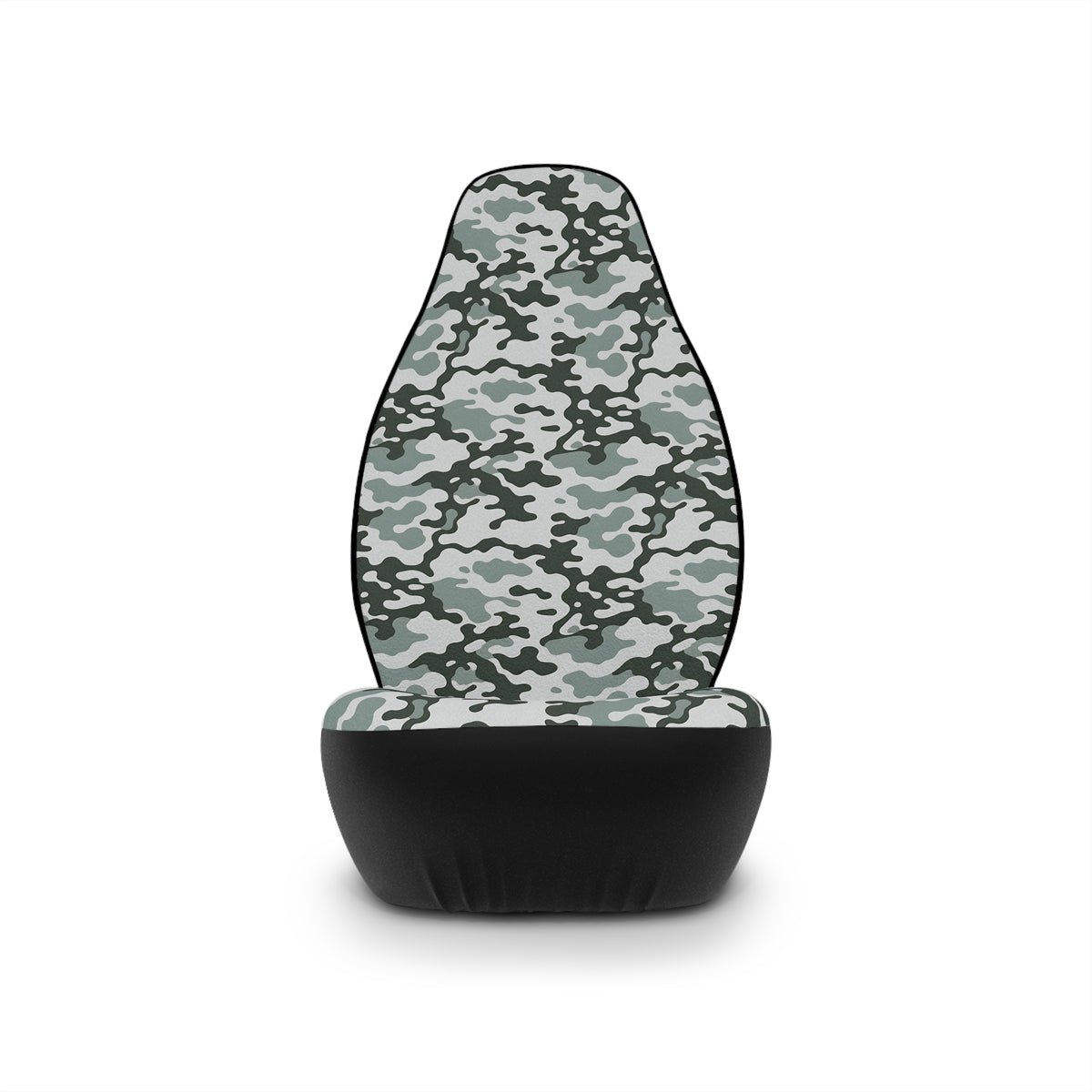 Gray camo car seat covers, product view 4