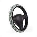 Gray camo steering wheel cover, product view 3