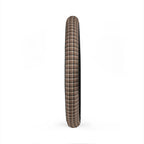 Gray houndstooth plaid steering wheel cover, product view 4