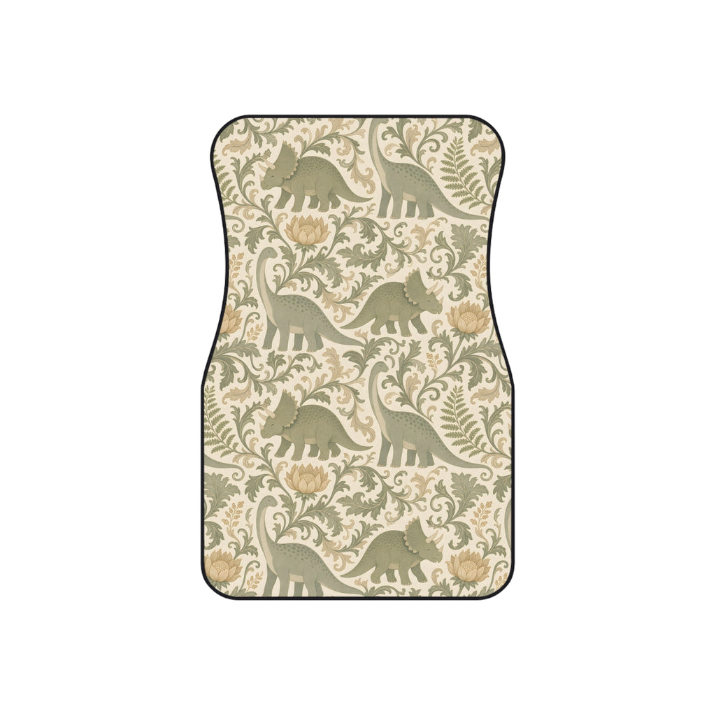 Green dinosaur car mats, product view 3