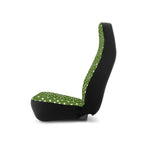 Green polka dot car seat covers, product view 7
