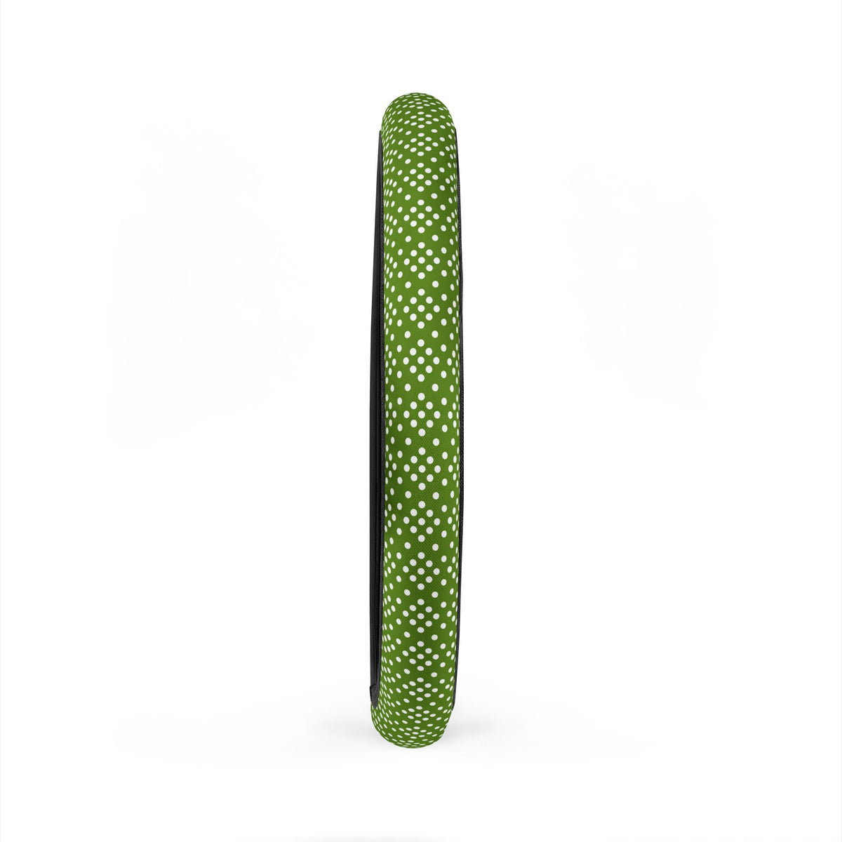 Green polka dot steering wheel cover, product view 6