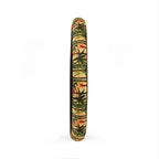 Hawaiian flower print steering wheel cover, product view 6
