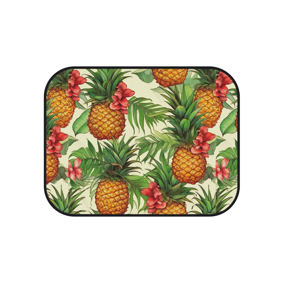 Hawaiian pineapple print car mats, product view 4