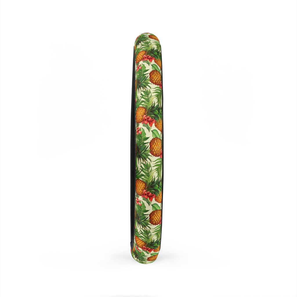 Hawaiian pineapple print steering wheel cover, product view 6