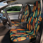 Hawaiian surfboard print car seat covers, product view 3