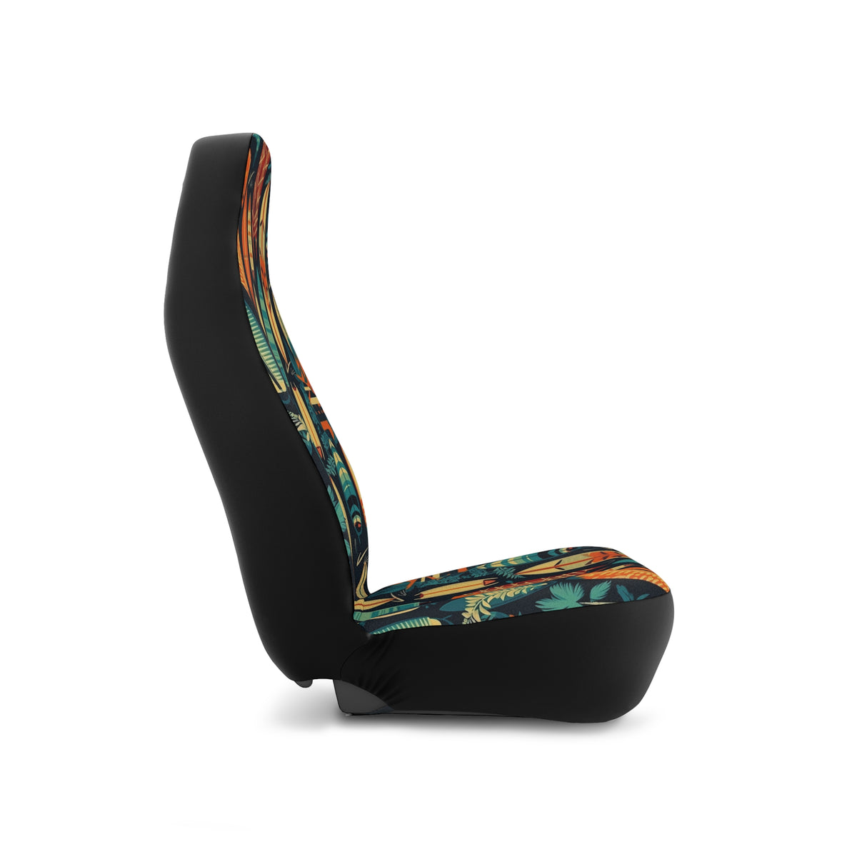 Hawaiian surfboard print car seat covers, product view 6