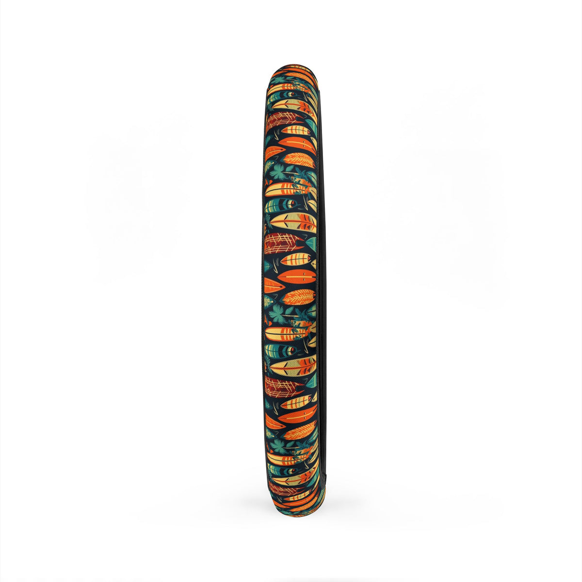 Hawaiian surfboard print steering wheel cover, product view 5
