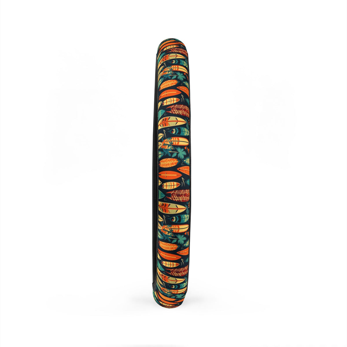 Hawaiian surfboard print steering wheel cover, product view 6