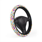 Interracial love pride steering wheel cover, product view 3