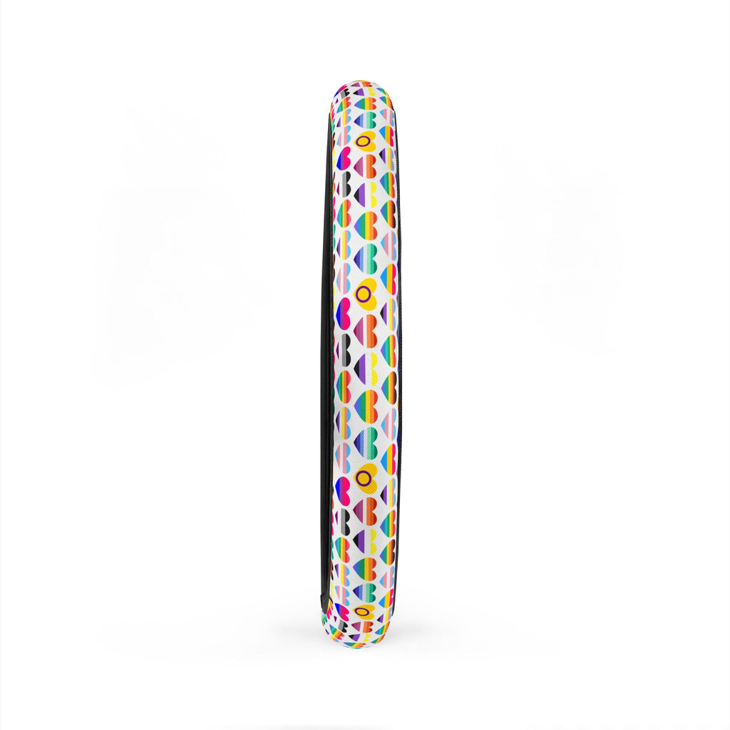 Interracial love pride steering wheel cover, product view 6
