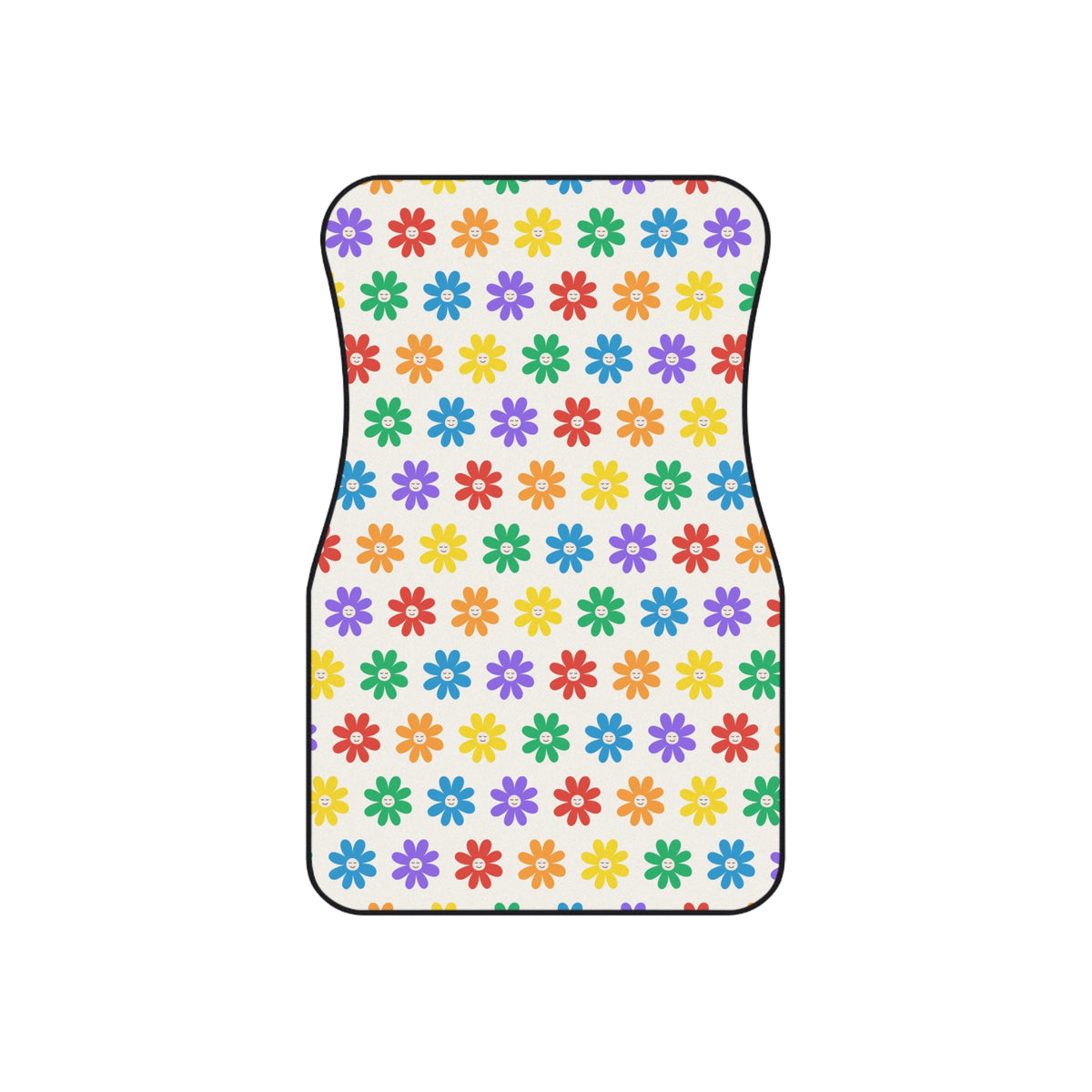 LGBTQ Pride Rainbow car mats, set of four, front and rear mats