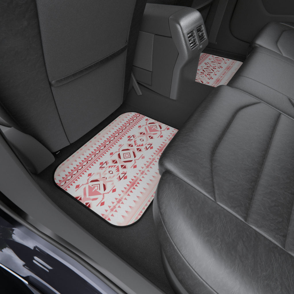 Light pastel aztec print car mats, product view 10