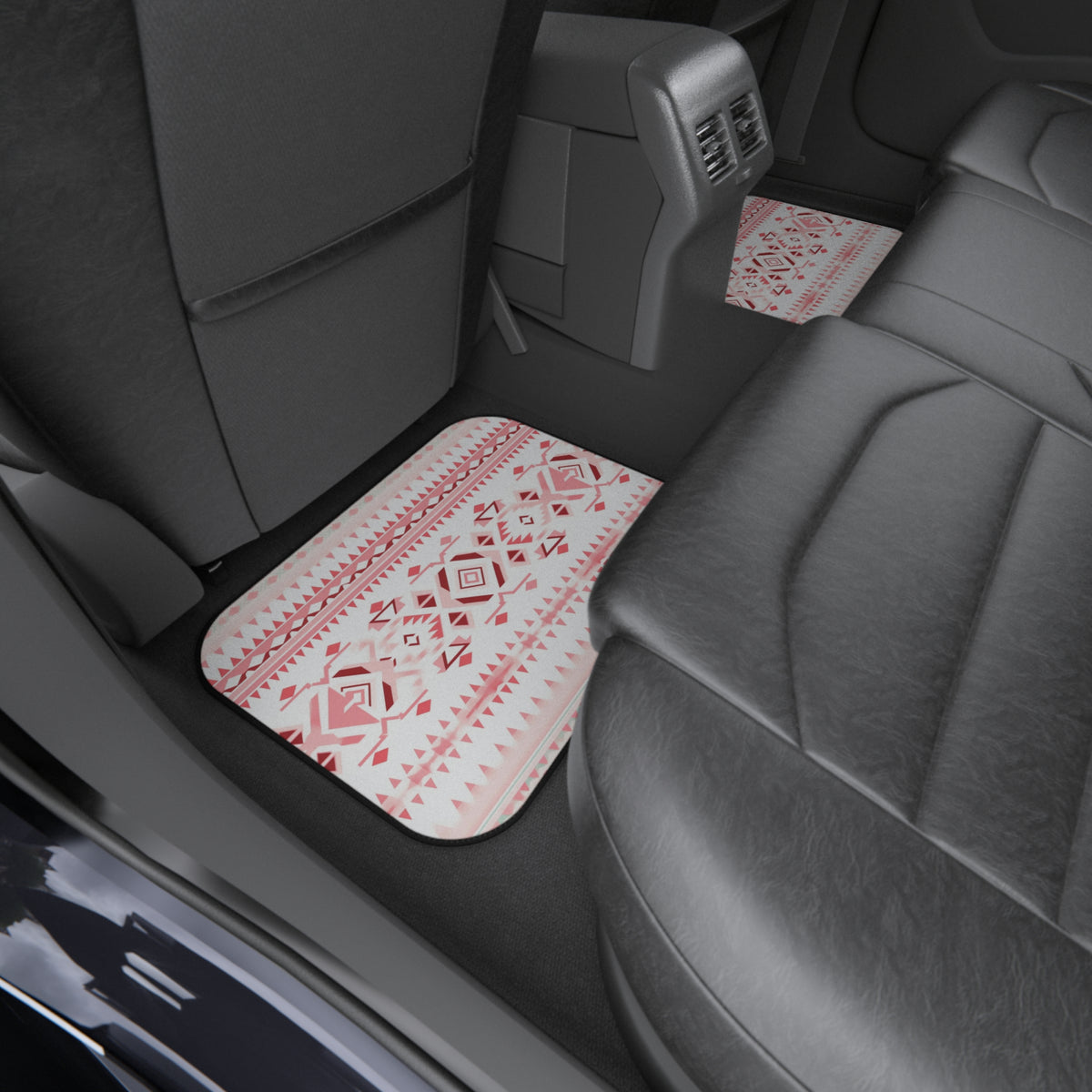 Light pastel aztec print car mats, product view 10