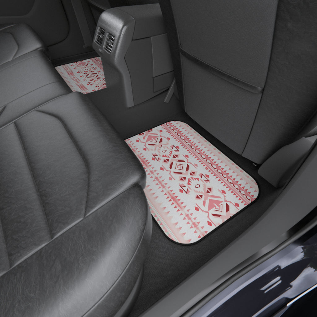 Light pastel aztec print car mats, product view 11
