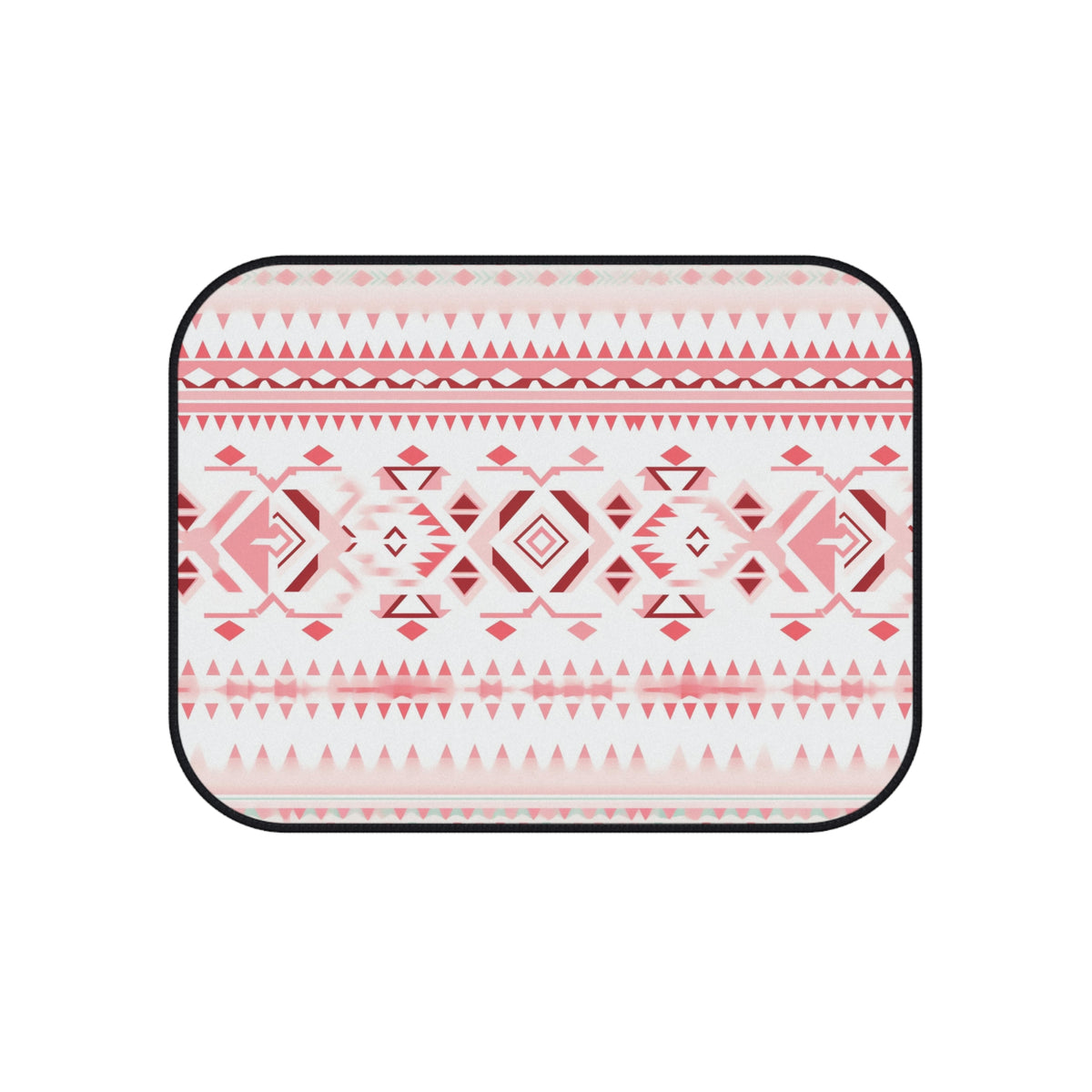 Light pastel aztec print car mats, product view 4