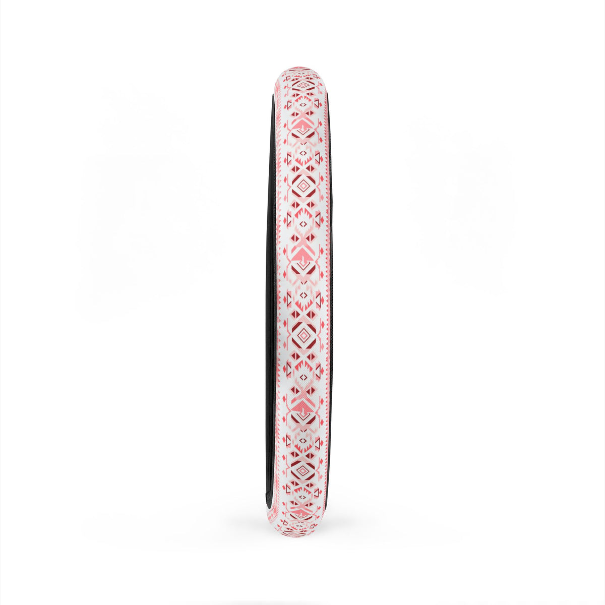 Light pastel aztec print steering wheel cover, product view 6