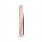 Light pink leopard print steering wheel cover, product view 5