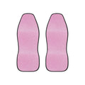 Light pink rainbow glitter car seat covers, set of two front seat covers