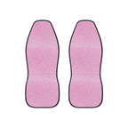 Light pink rainbow glitter car seat covers, set of two front seat covers