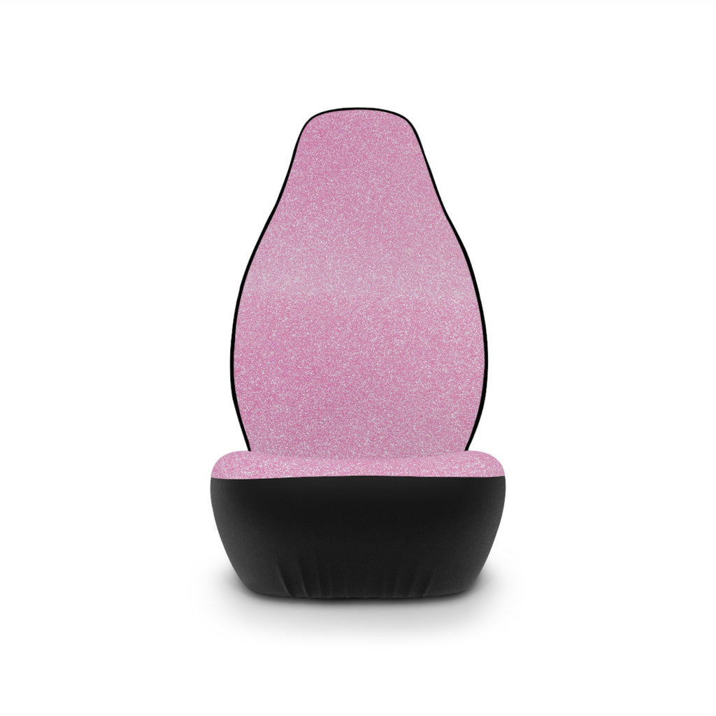 Light pink rainbow glitter car seat covers, product view 4
