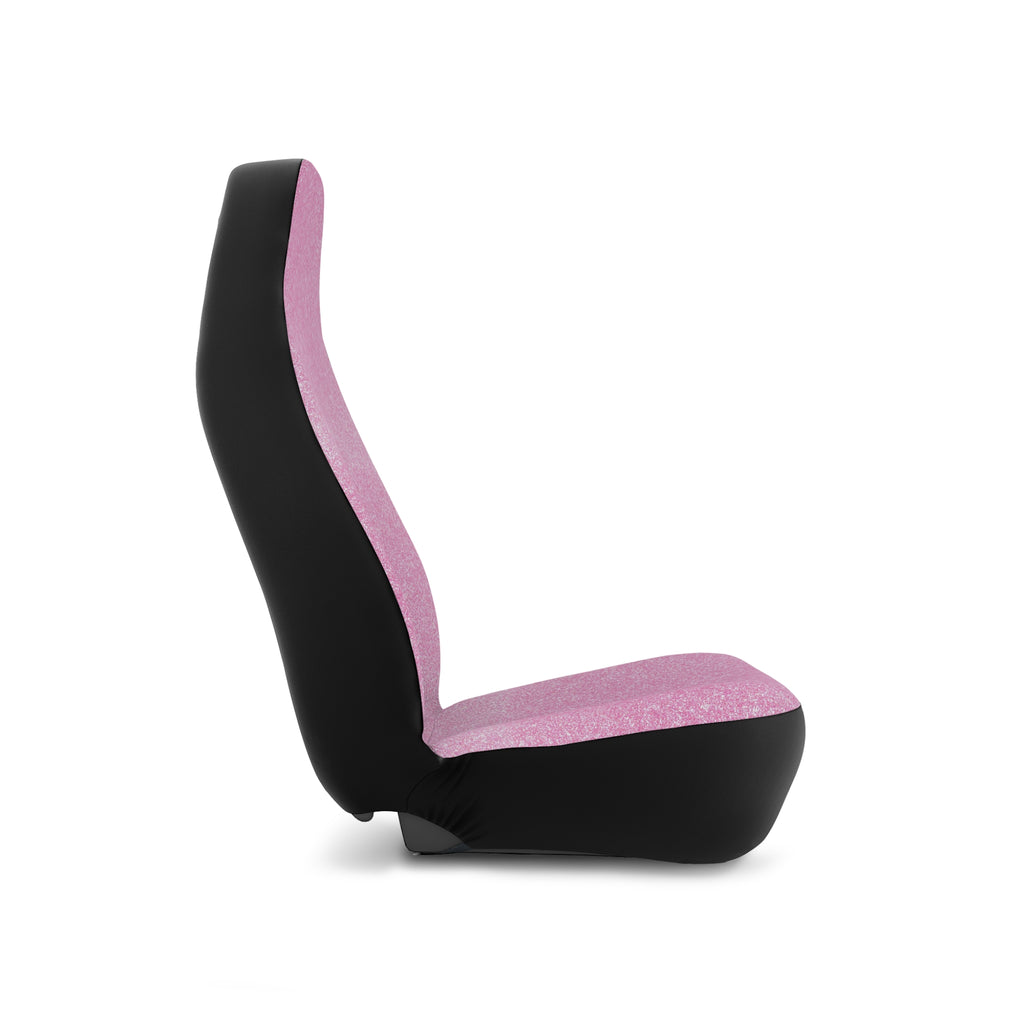 Light pink rainbow glitter car seat covers, product view 6