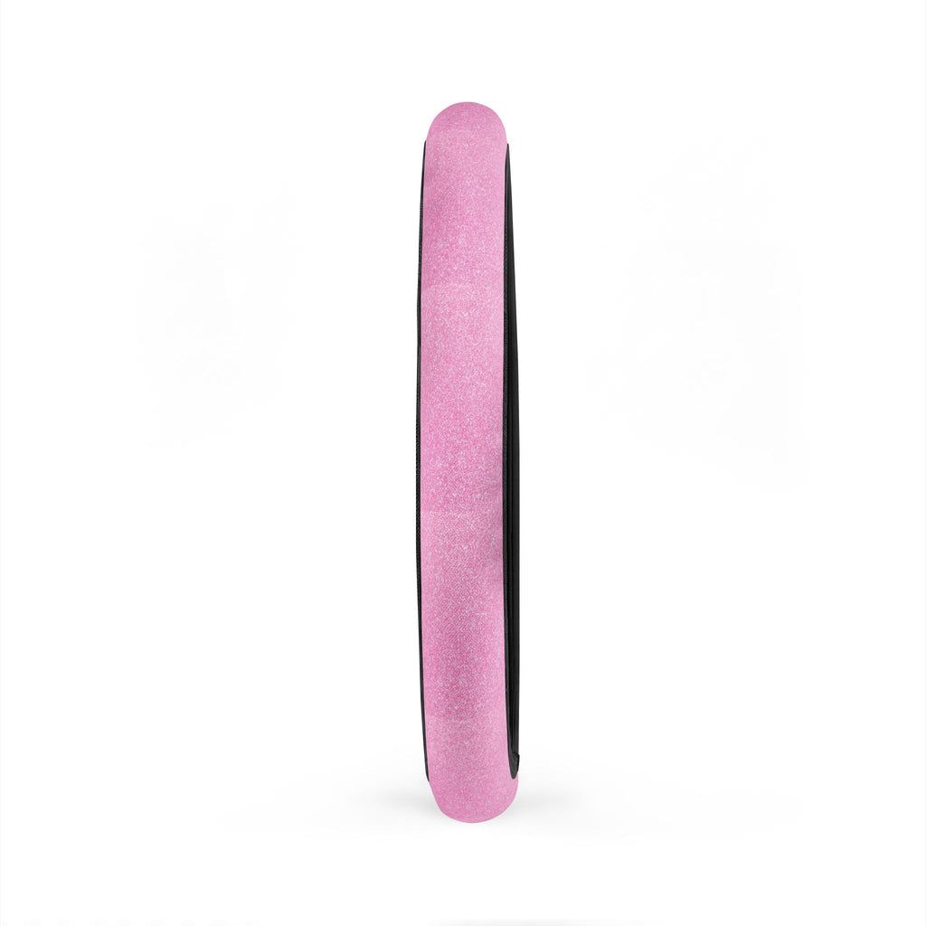 Light pink rainbow glitter steering wheel cover, product view 5