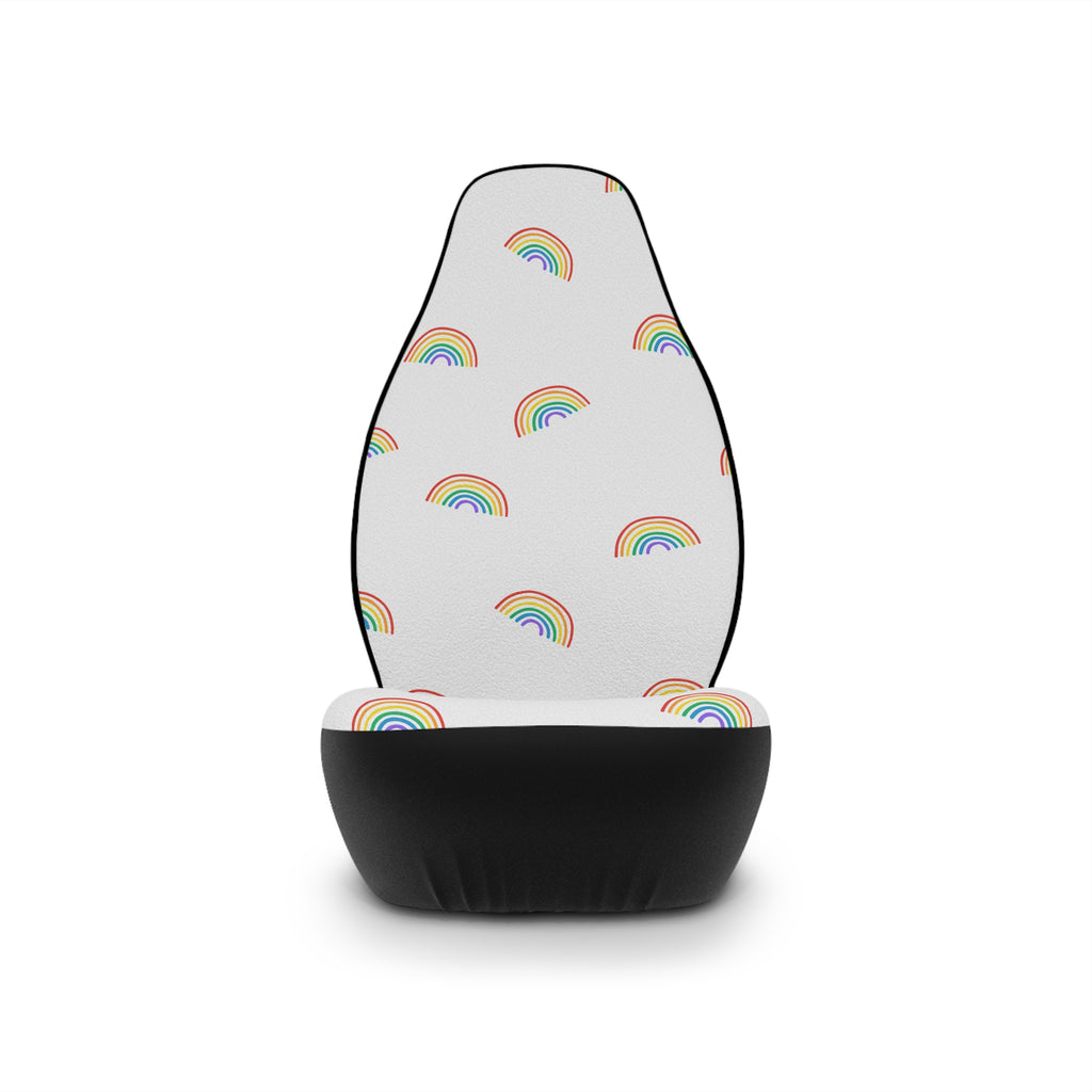 Mini rainbow pride car seat covers, product view 3