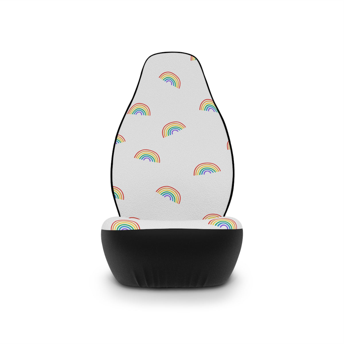 Mini rainbow pride car seat covers, product view 3