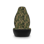 Olive green camo car seat covers, product view 4