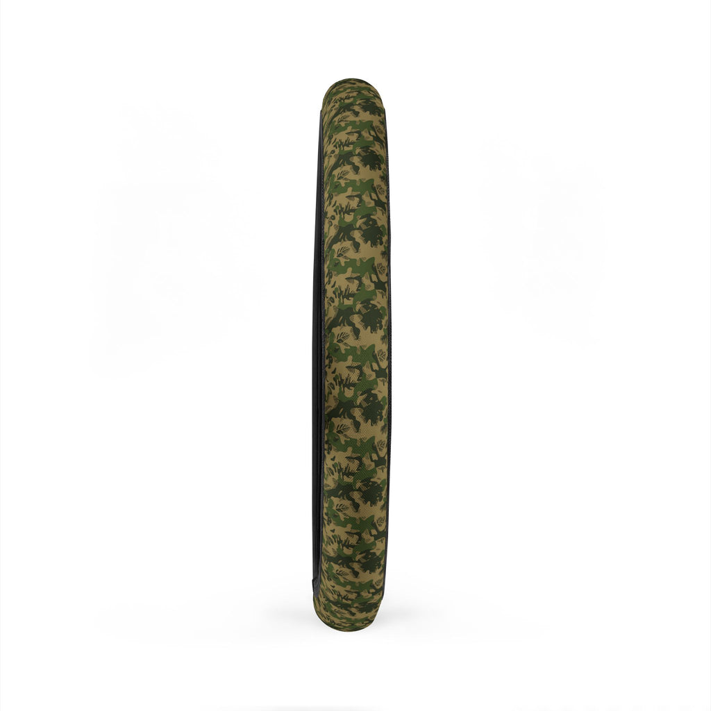 Olive green camo steering wheel cover, product view 5