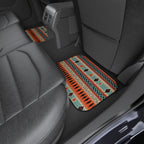 Orange aztec stripe car mats, product view 11