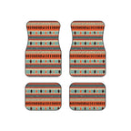 Orange aztec stripe car mats, product view 6