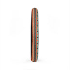 Orange aztec stripe steering wheel cover, product view 6