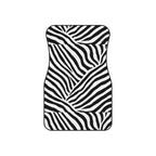 Patchwork zebra print car mats, product view 3