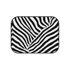 Patchwork zebra print car mats, product view 4